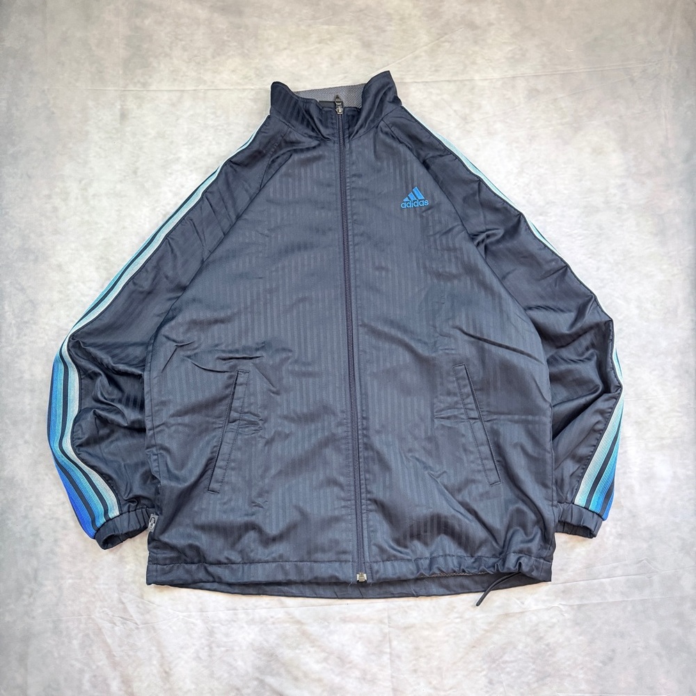 Adidas windbreaker jacket with embroidered logo